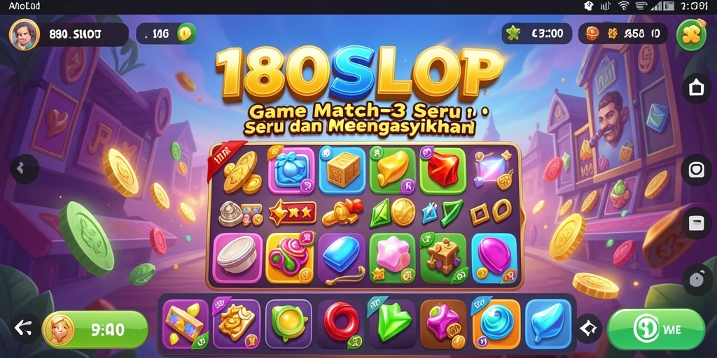 Tampilan gameplay seru di 180SLOT yang menantang.