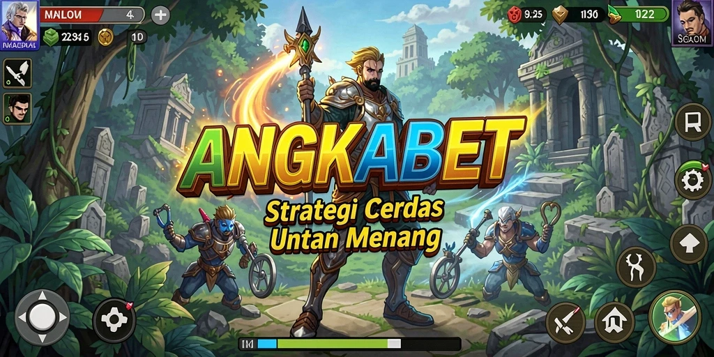 Tangkapan layar utama ANGKABET menampilkan gameplay strategi yang mendebarkan.