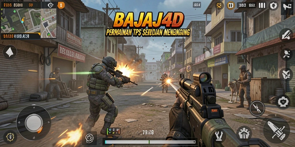 Tampilan gameplay intens dari BAJAJ4D dengan aksi menegangkan.