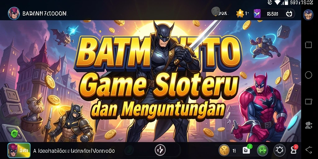 Tampilan gameplay menarik dari game Slot BATMANTOTO.