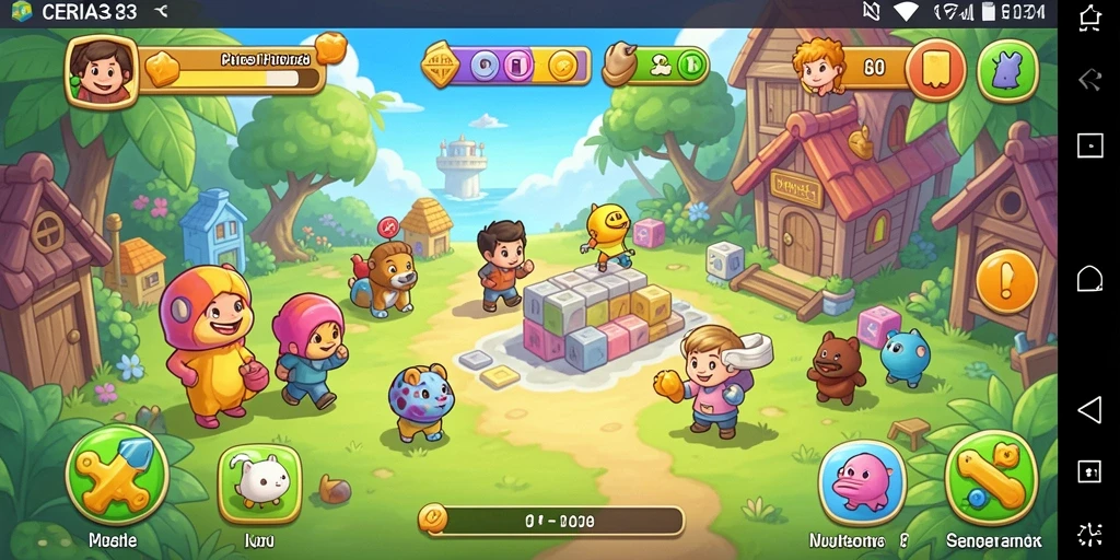 Tampilan gameplay CERIA33 dengan puzzle yang menantang.