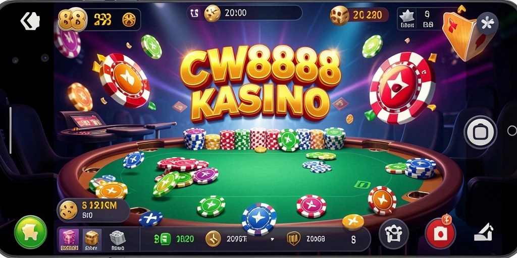Tampilan gameplay seru di CW8888 dengan berbagai permainan Kasino.