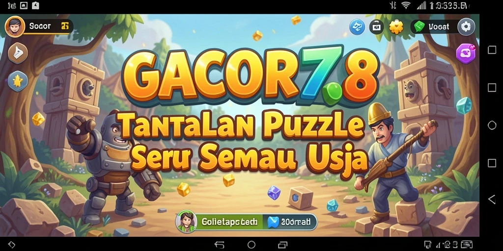 Tampilan gameplay GACOR78 yang menantang dan menarik di layar.