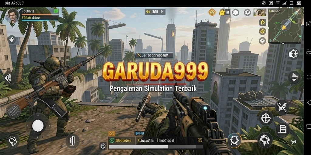Screenshot GARUDA999 menampilkan grafis menawan di dunia simulation.