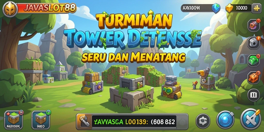 Gameplay seru Tower Defense di JAVASLOT88 dengan strategi menarik.