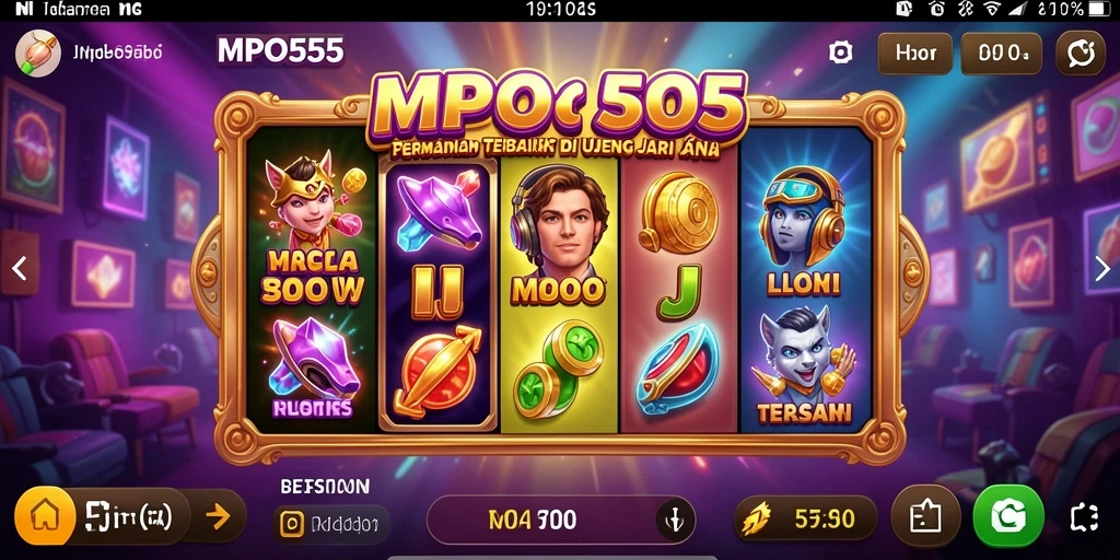 Screenshot dari MPO555 menampilkan gameplay seru permainan Slot.