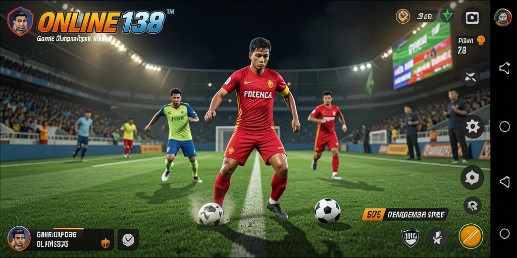 Gameplay mendebarkan dari <strong>ONLINE138</strong> yang menampilkan aksi olahraga seru.