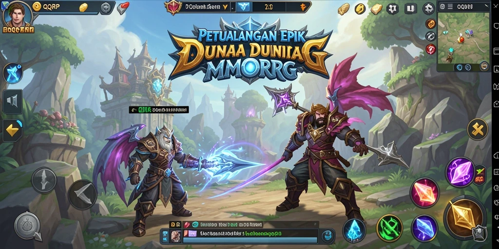 Tampilan gameplay QQRP yang memukau dan menantang.