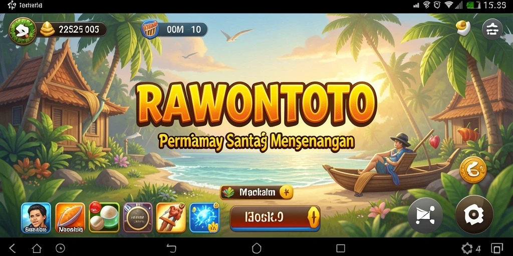 Tampilan seru gameplay RAWONTOTO dengan tantangan menarik.