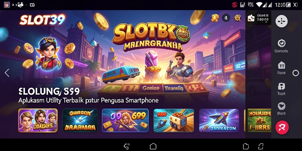 Tampilan antarmuka SLOT39 yang menarik dan informatif.