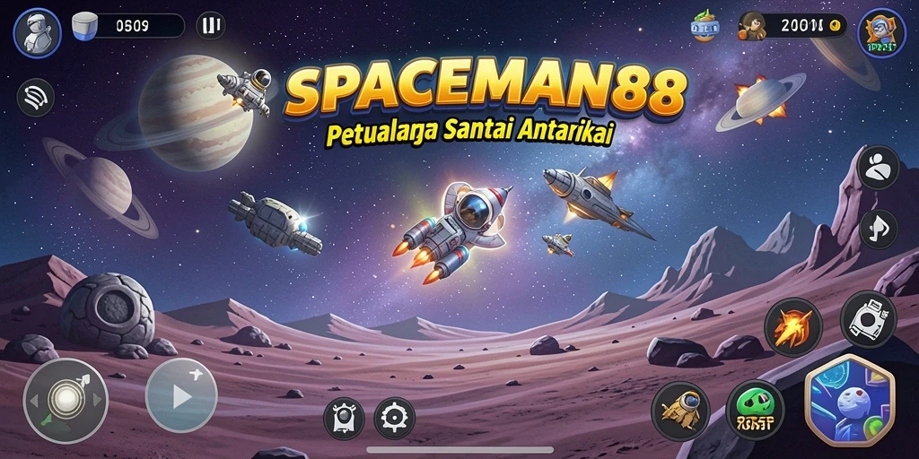 Gameplay santai yang menarik dalam SPACEMAN88, menjelajahi galaksi yang kaya.